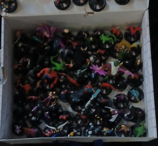 Large Collection of HeroClix Miniature Figures