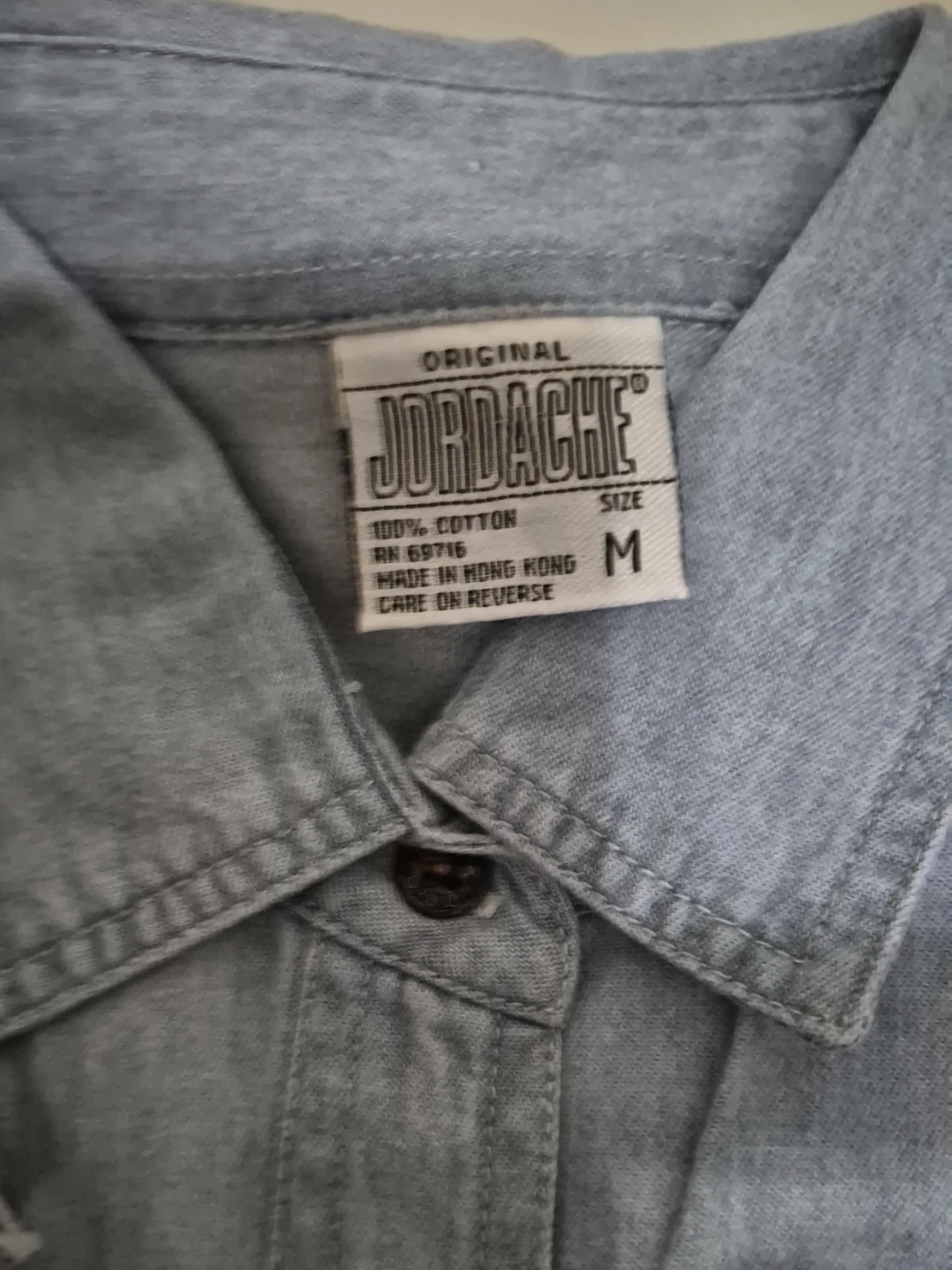 Jordache Original Button-Up Shirt - Medium