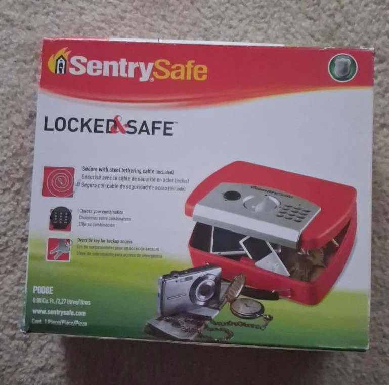 SentrySafe Locked & Safe P008E Compact Security Safe
