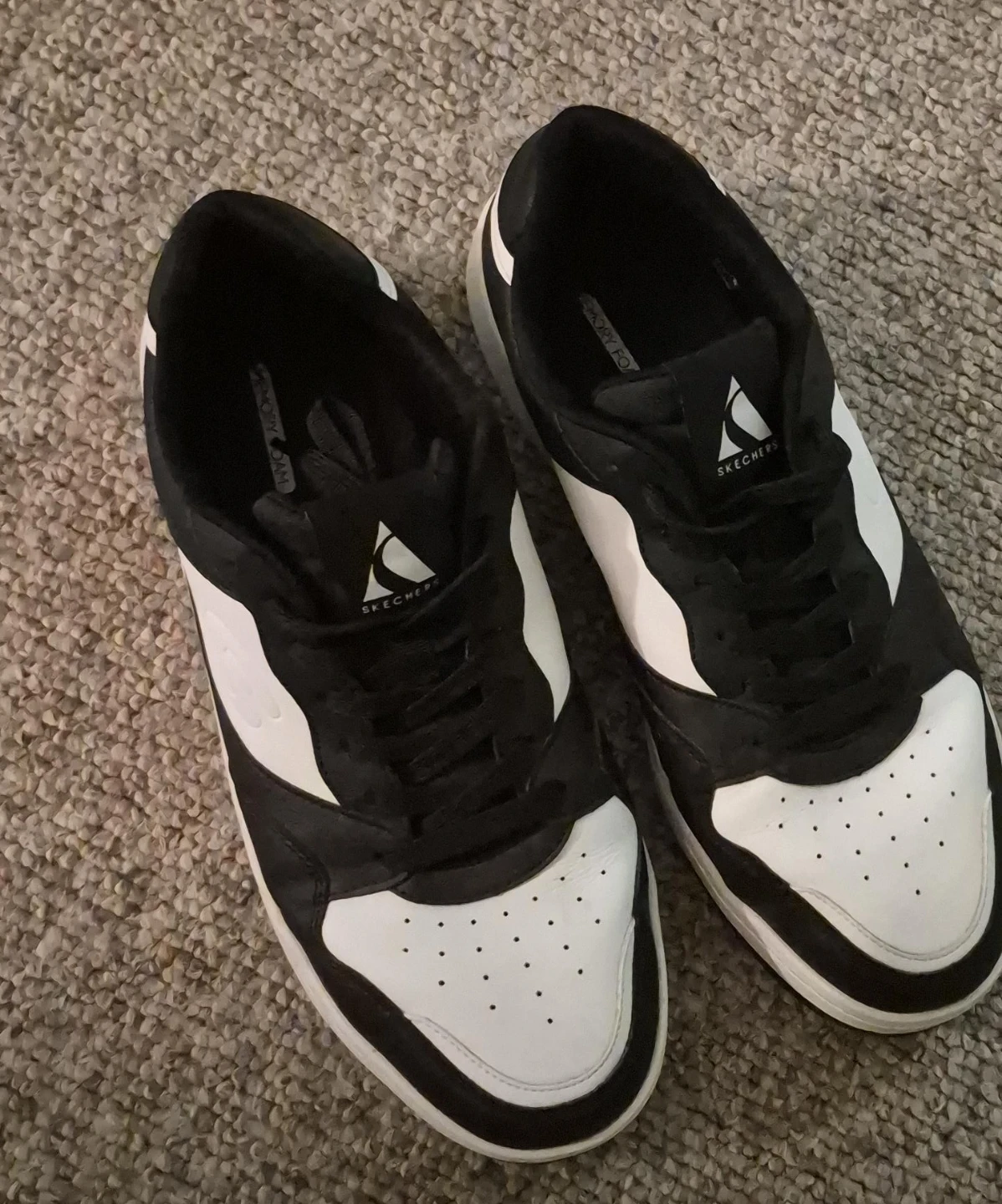 Skechers Men's Black and White Sneakers - photo 2