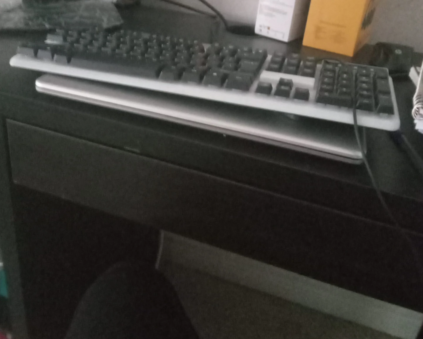 Wired keyboard led