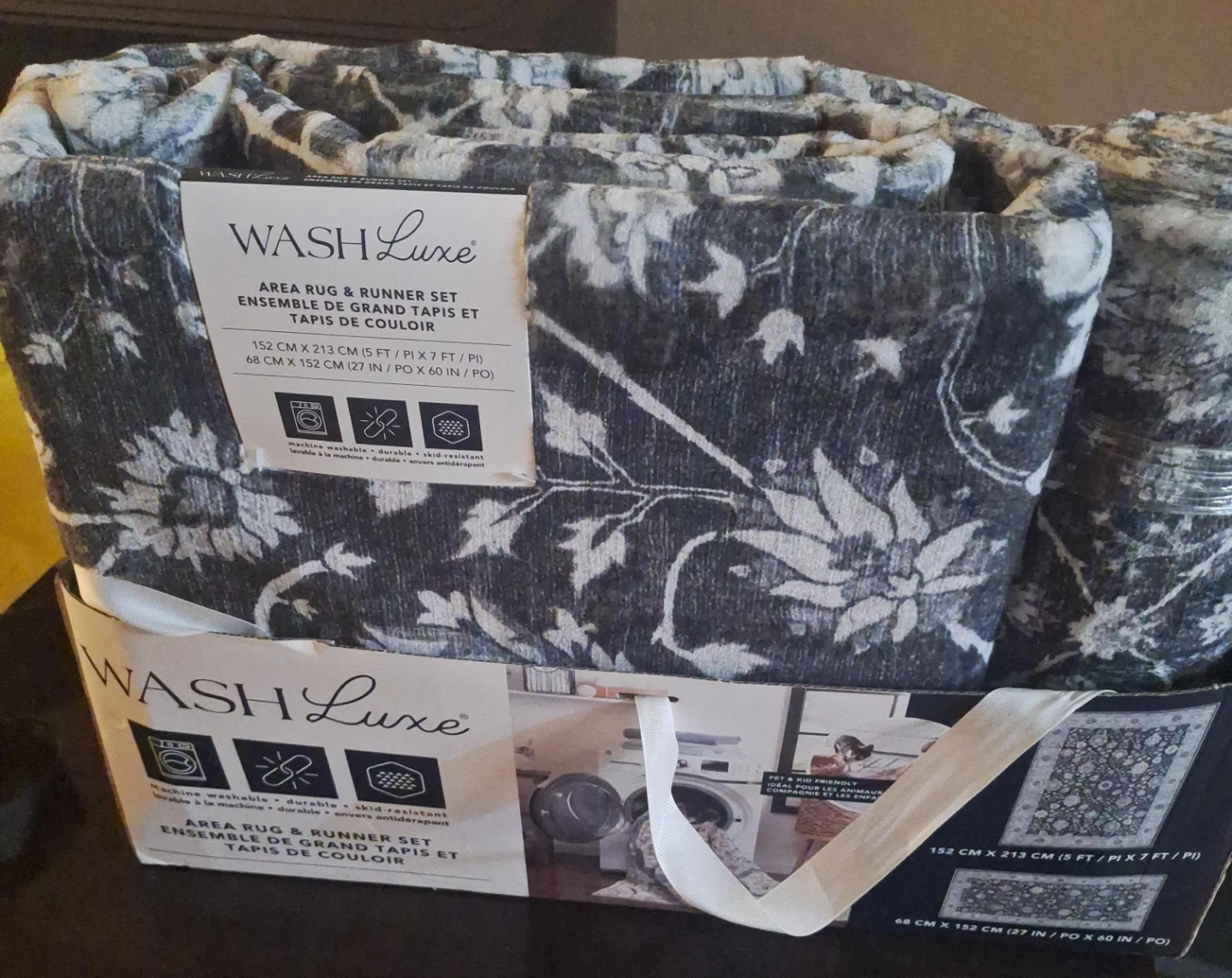 WASH Luxe Area Rug & Runner Set