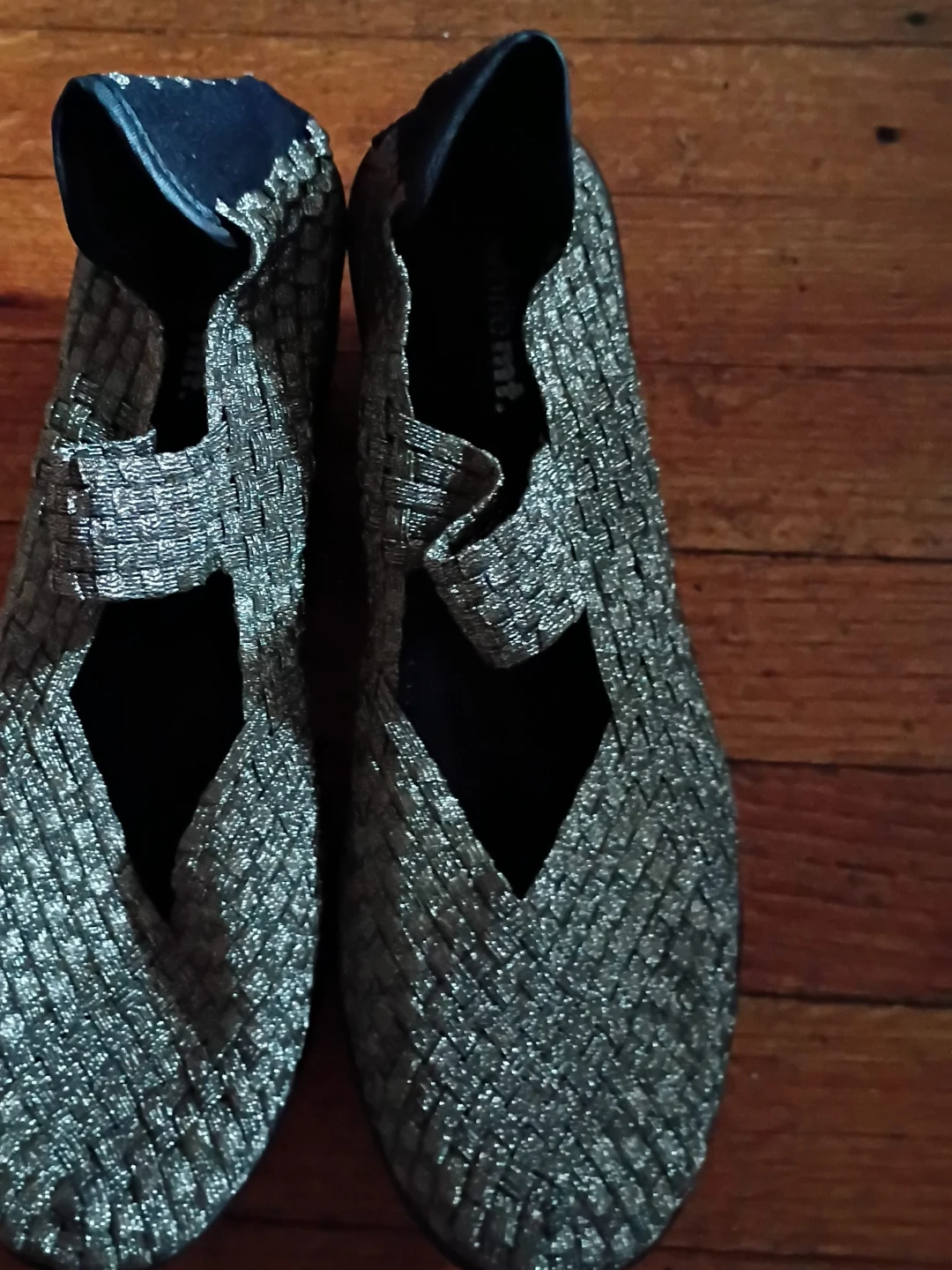Adrienne Vittadini Woven Mary Jane Flats