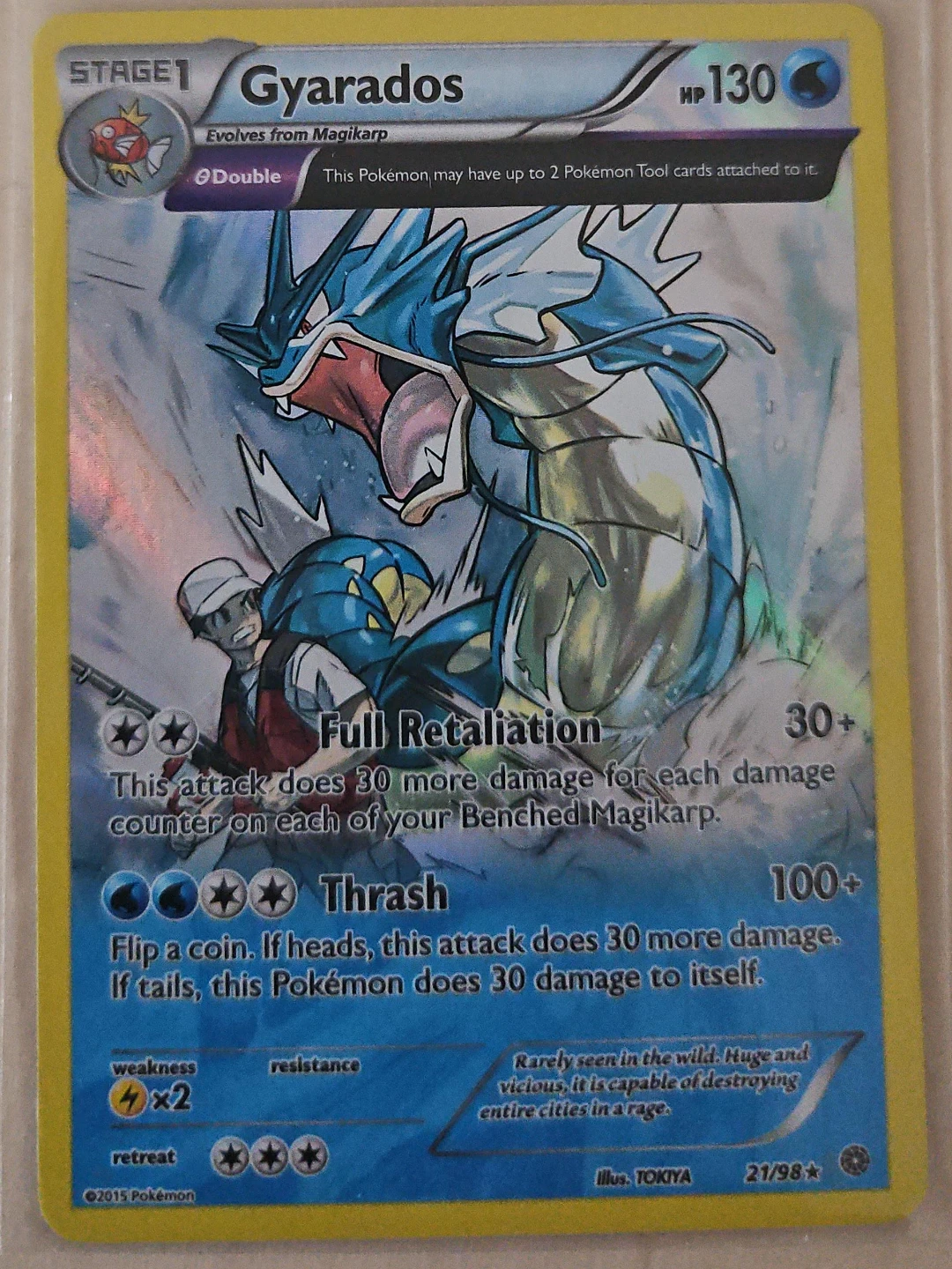 Pokémon Gyarados #21/98 – XY Ancient Origins – Holo Rare