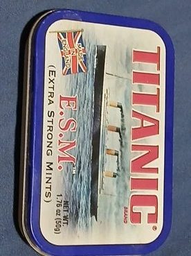 Titanic E.S.M. Extra Strong Mints Tin