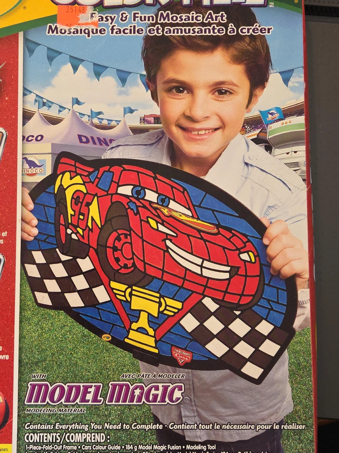 Disney Cars Easy & Fun Mosaic Art with Model Magic