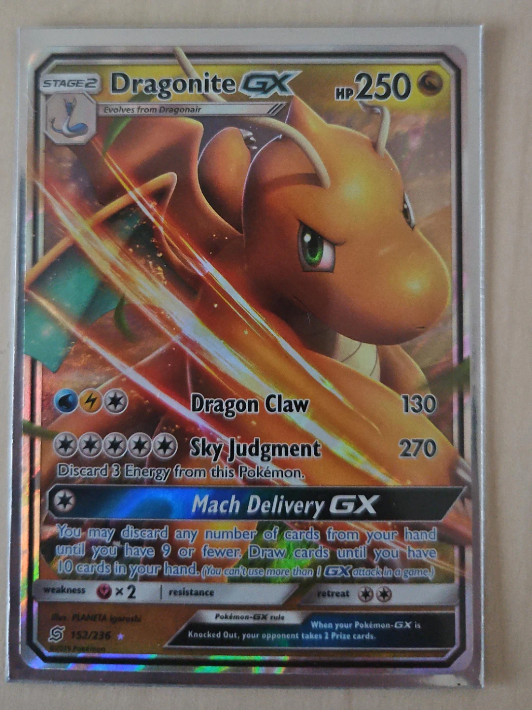 Pokémon Dragonite GX #152/236 – Unified Minds