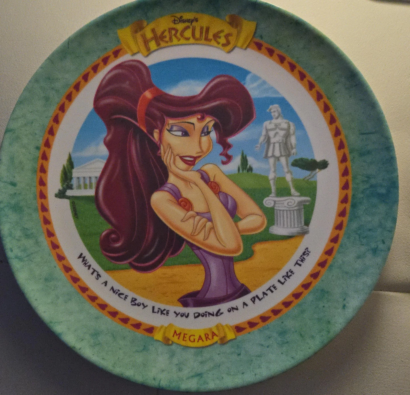 Disney's Hercules Megara Plate