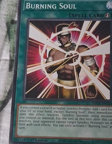 Yu-Gi-Oh! SDCK-END50 Burning Soul Spell Card