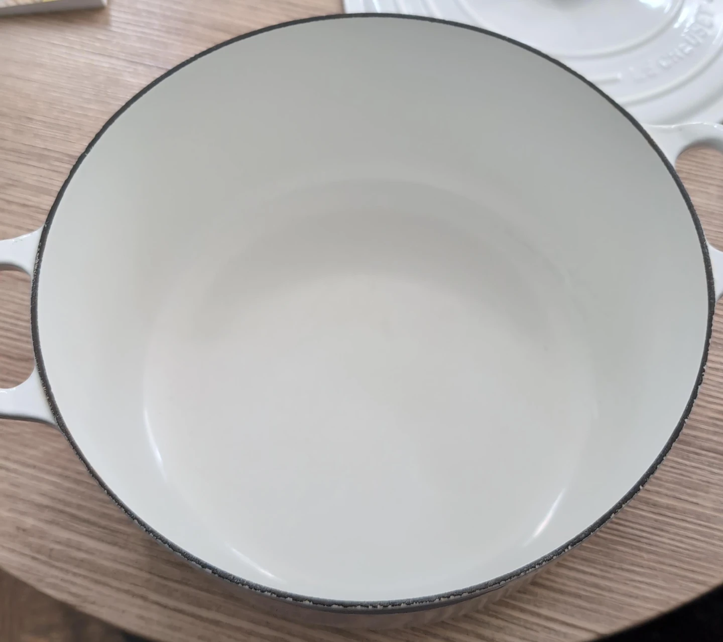 Le Creuset White Dutch Oven