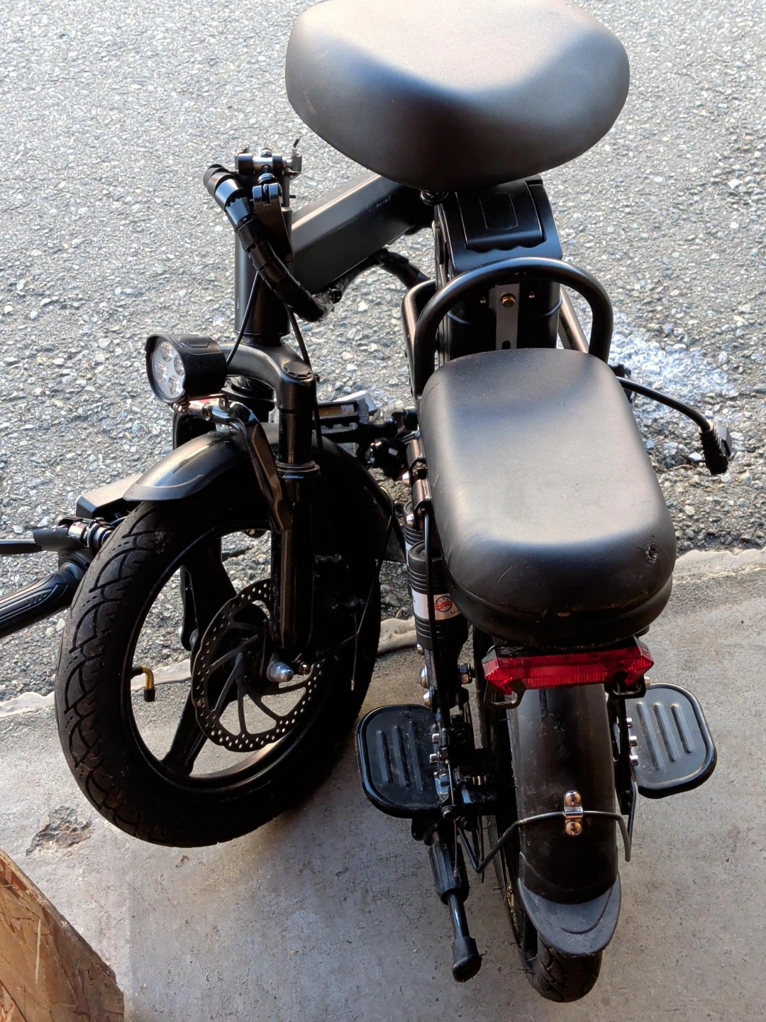 Black Electric Bike