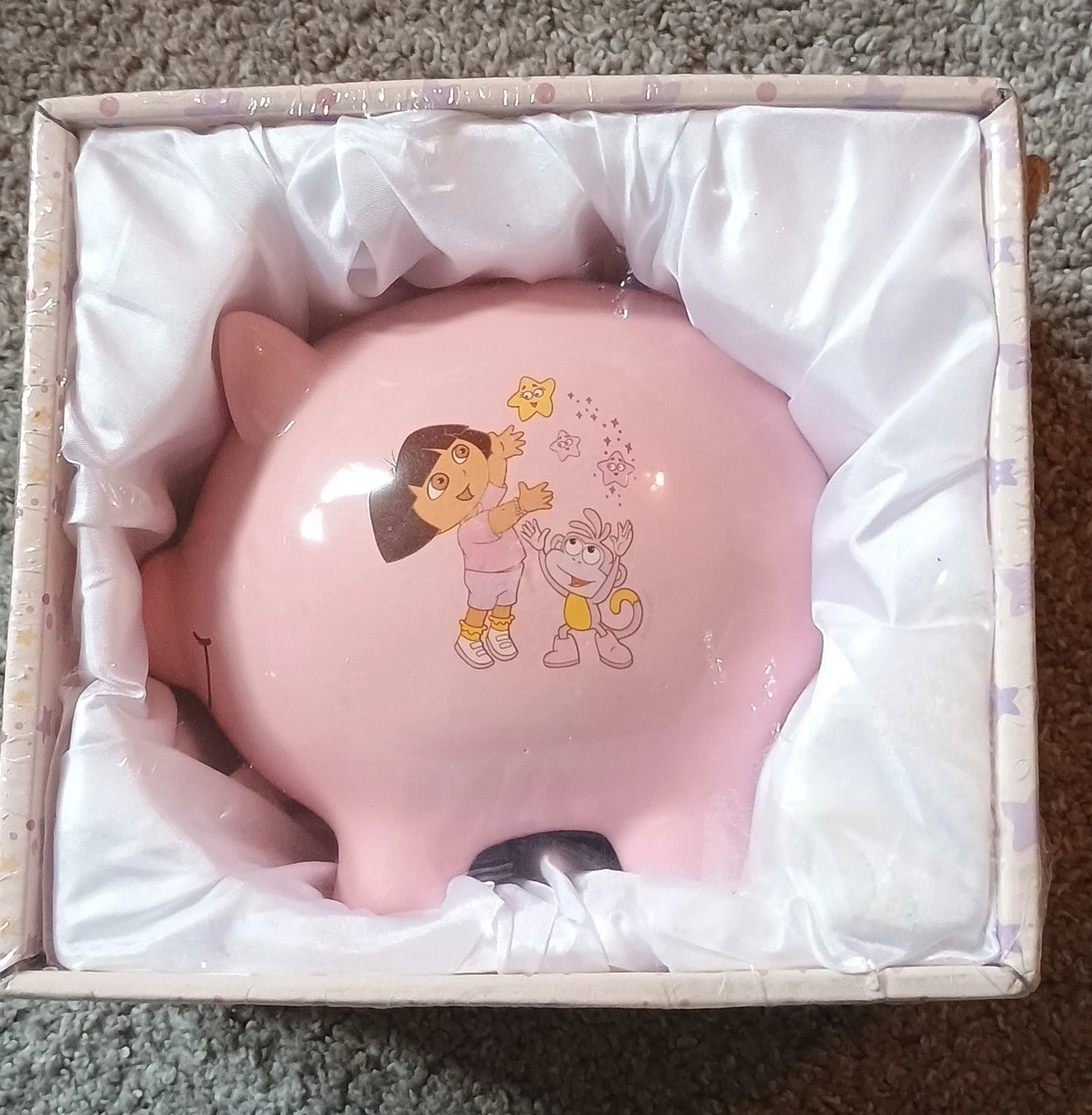Pink Dora the Explorer Piggy Bank