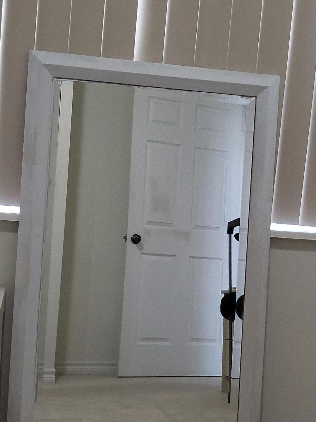 White Framed Full Length Mirror