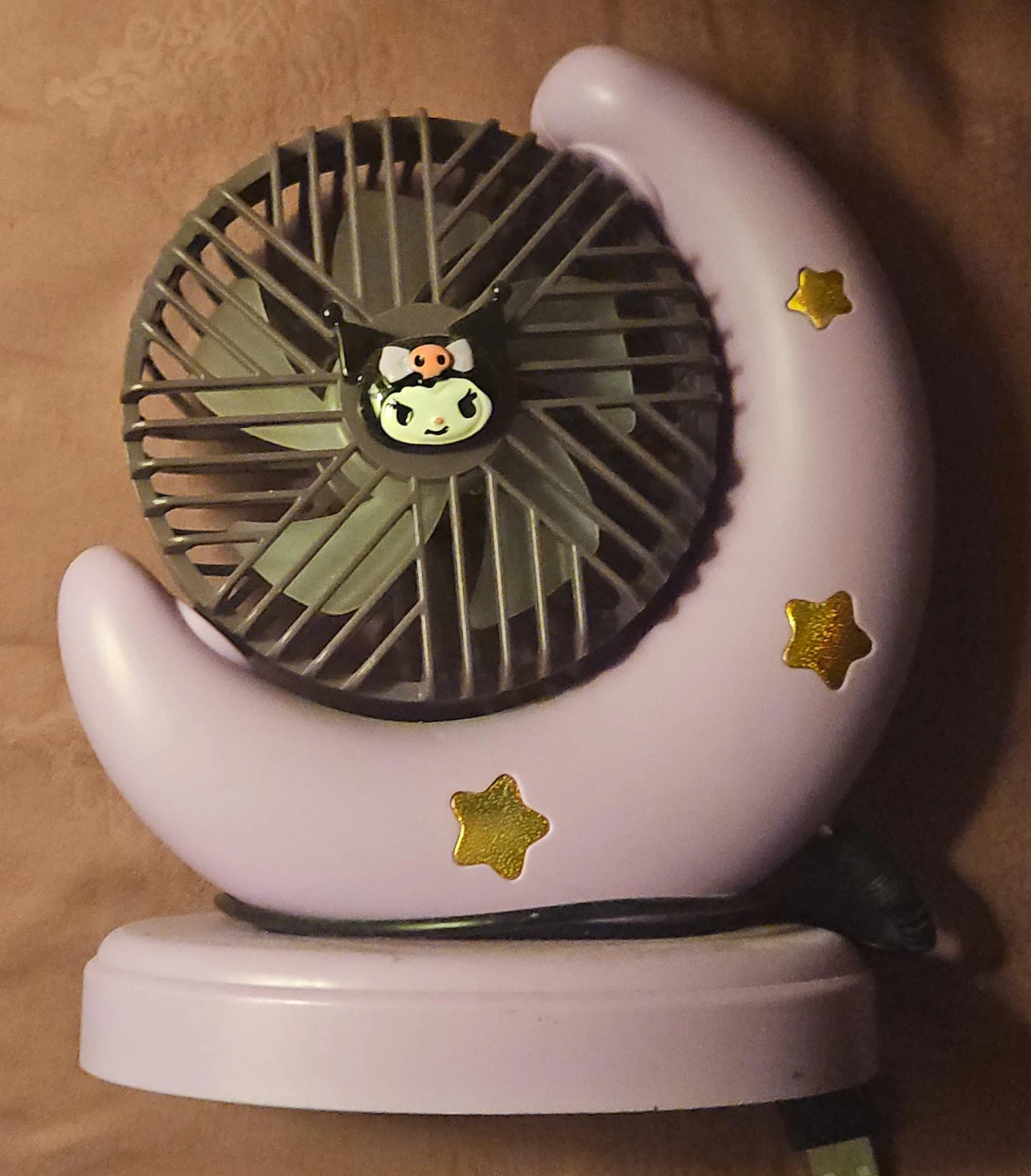 Kuromi Moon Fan