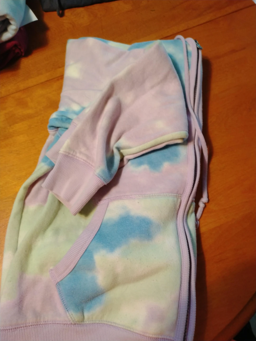 Tie Dye Zip-Up Hoodie