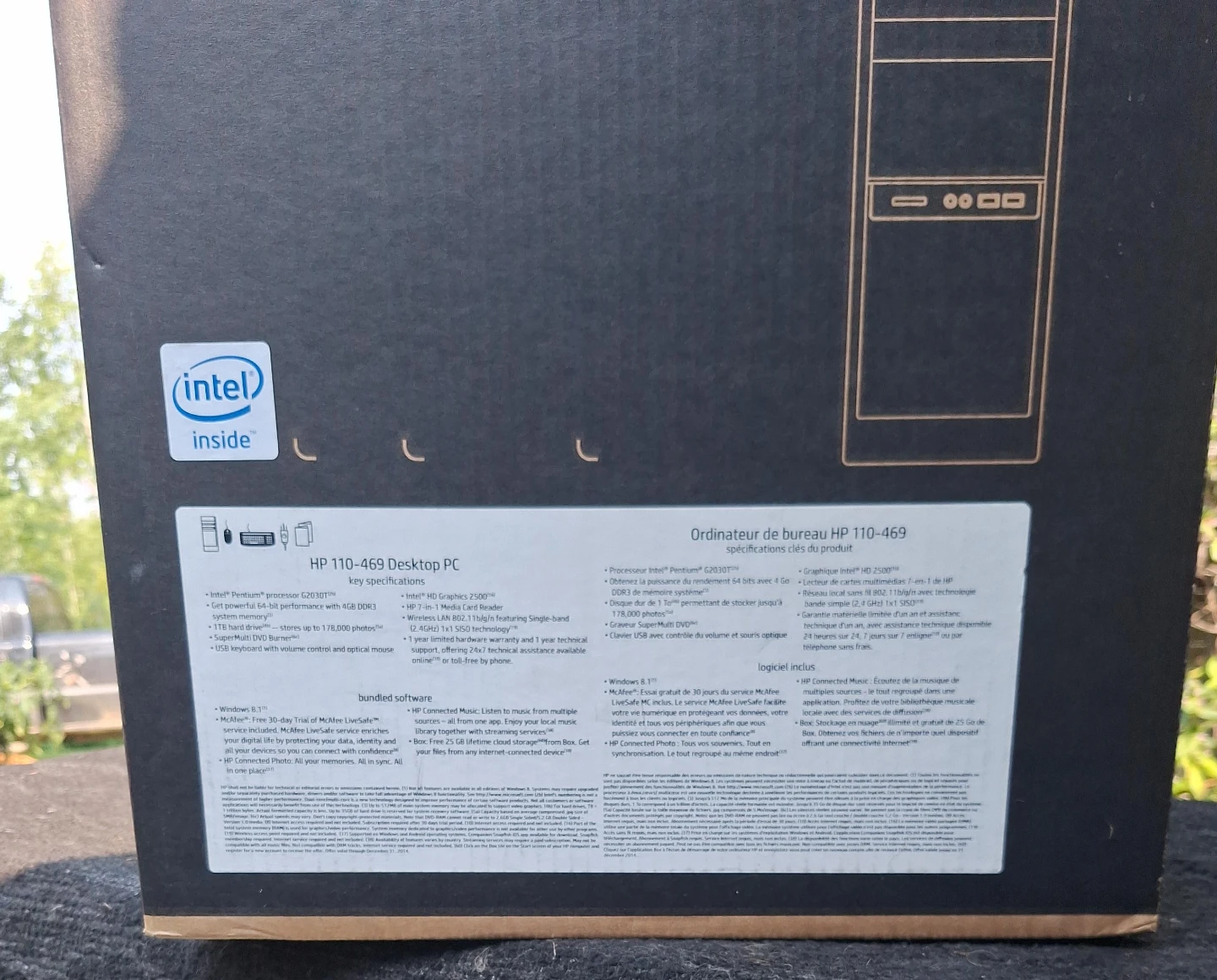 (New in box) HP 110-469 Desktop PC
