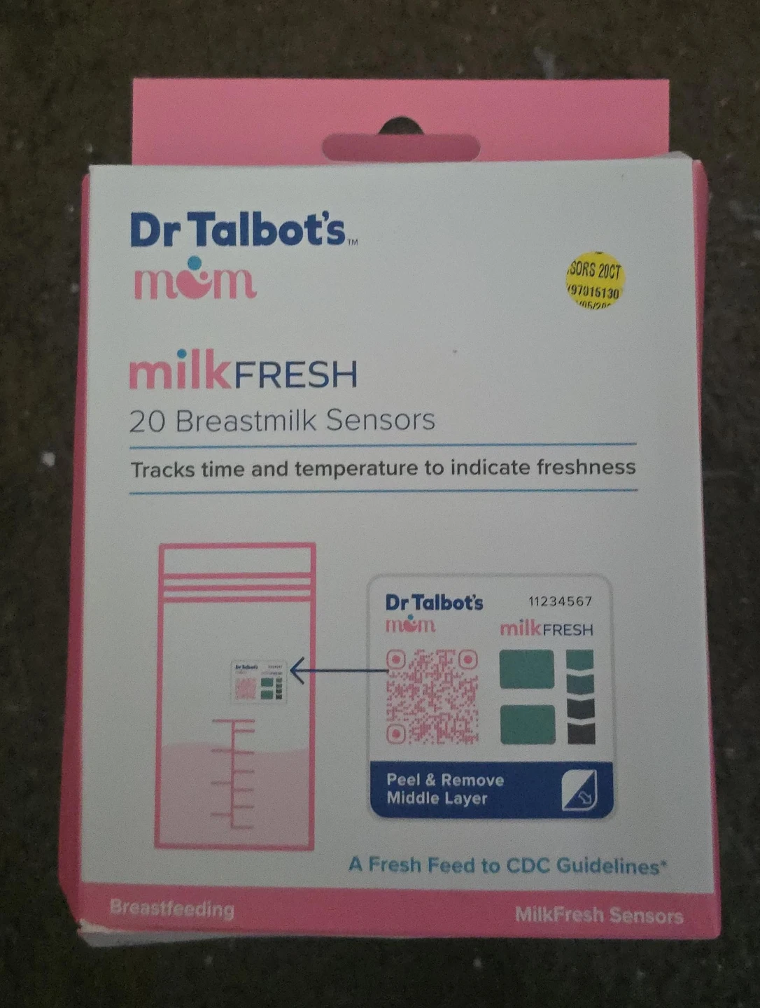 Dr. Talbot's Mom milkFRESH 20 Breastmilk Sensors