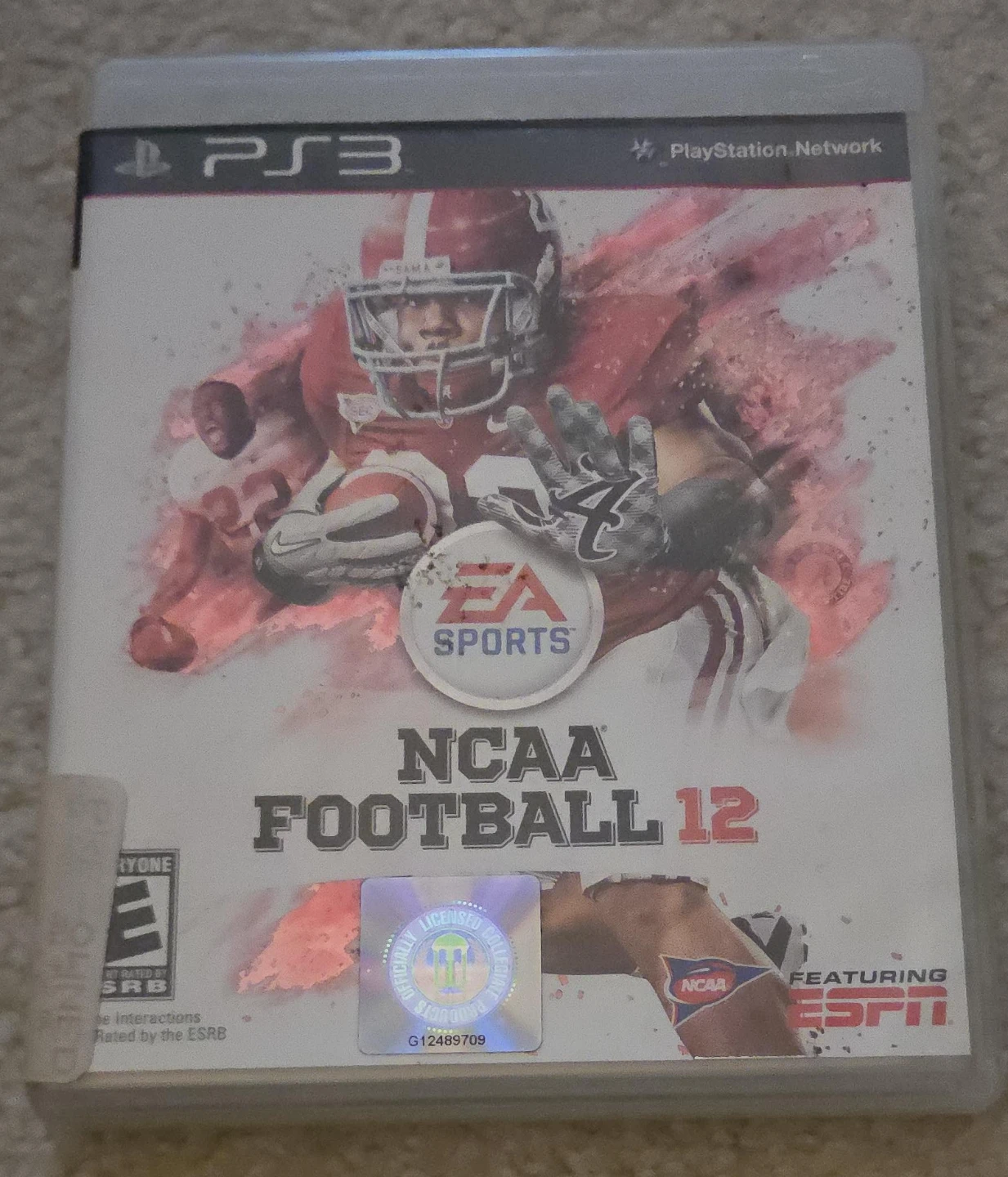 EA Sports NCAA Football 12 PS3 Game
