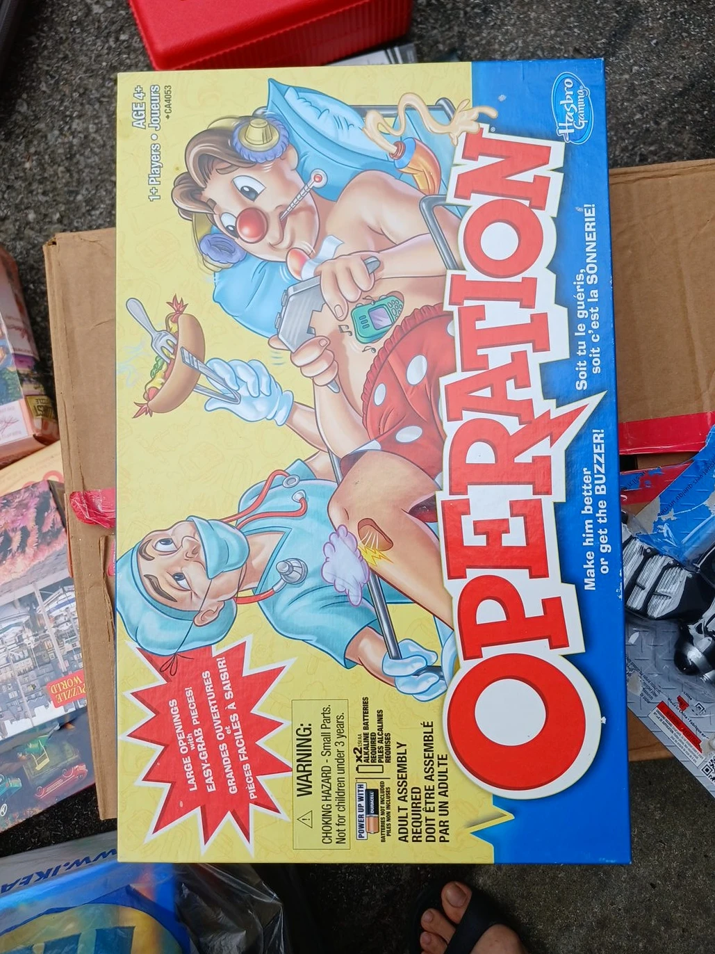 Hasbro Gaming Operation Board Game