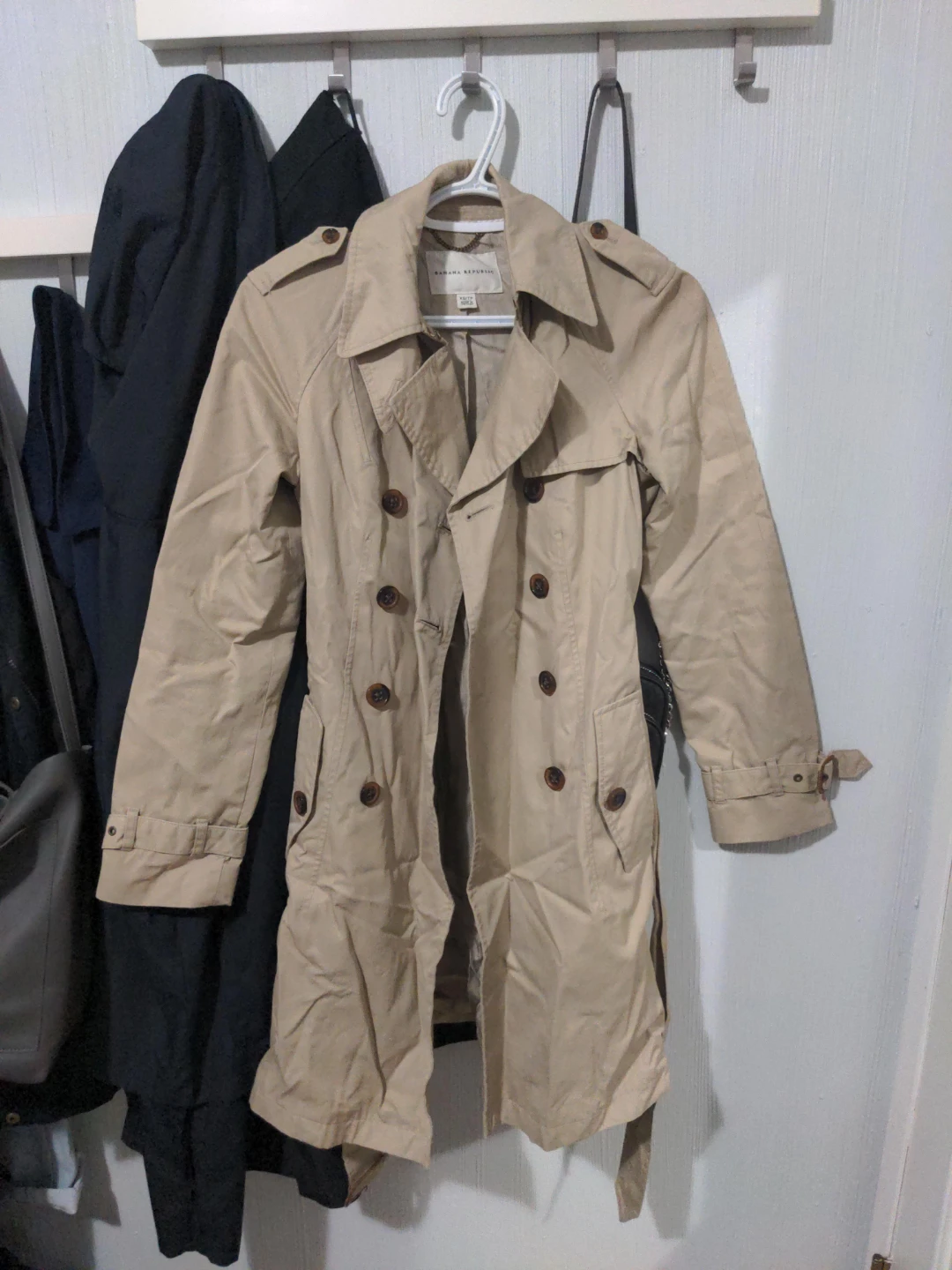 Banana Republic Beige Trench Coat - XS