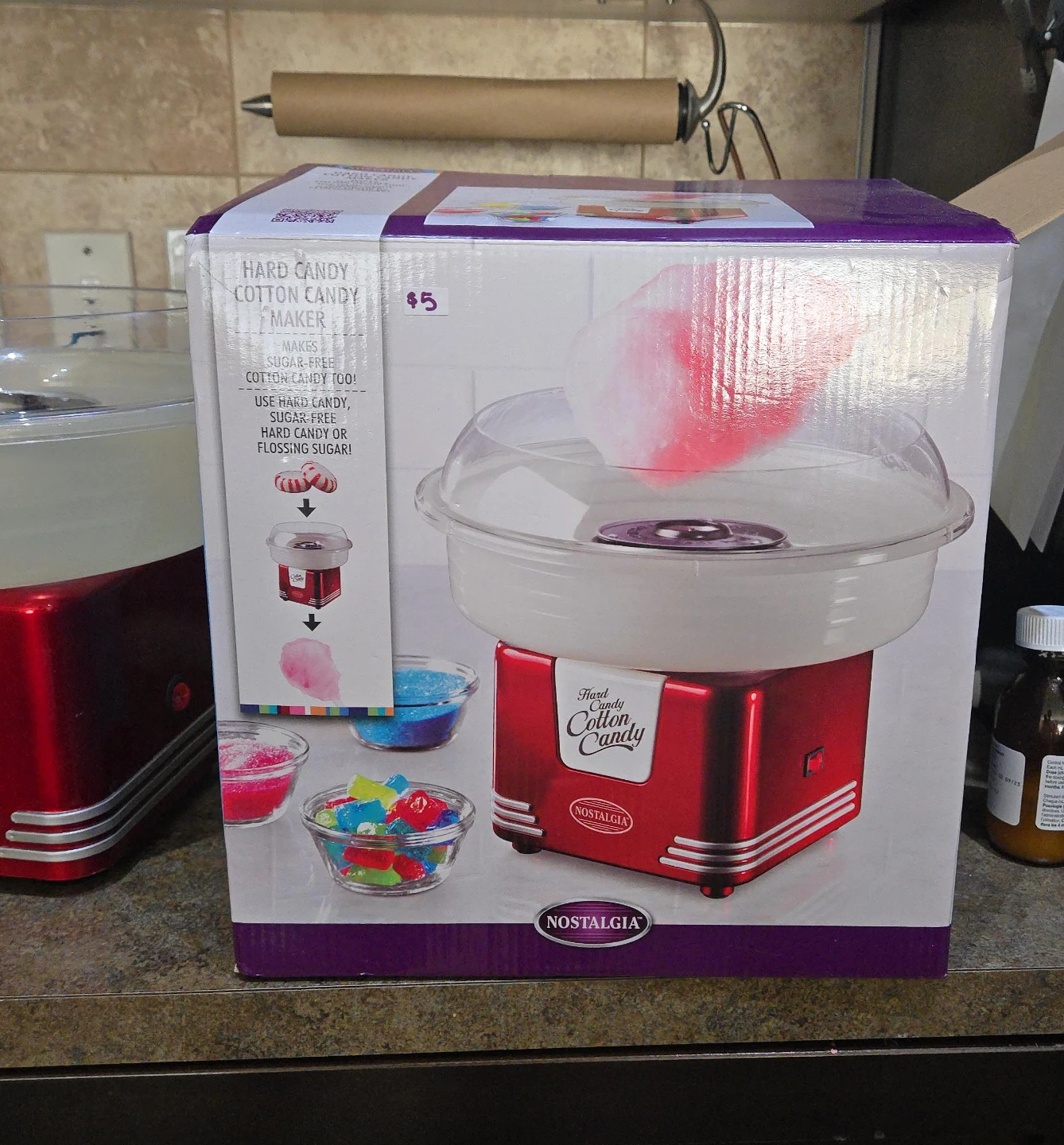 Nostalgia Hard Candy Cotton Candy Maker