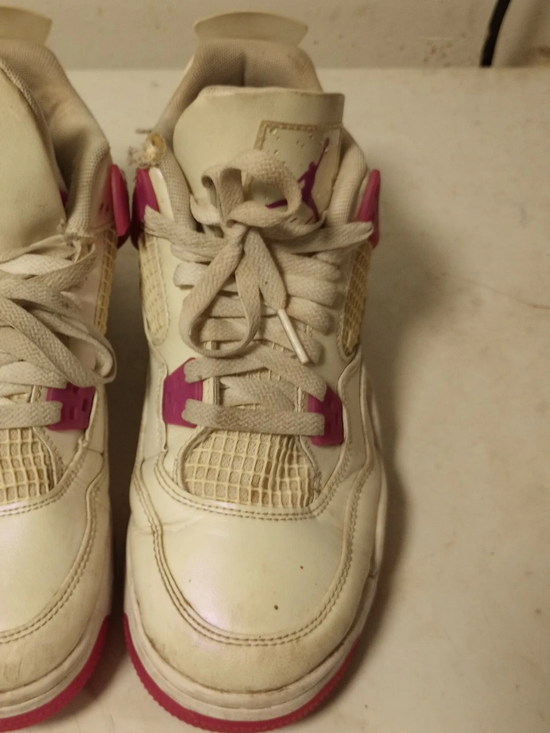 Air Jordan 4 Retro White Pink GS