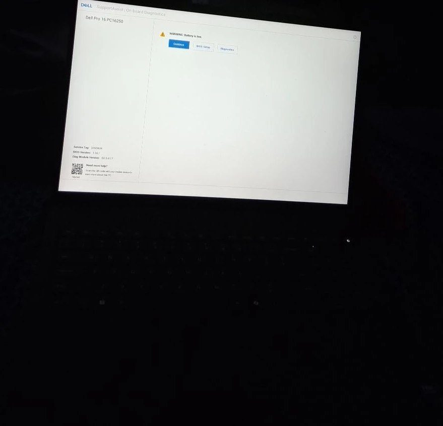 Dell Pro 16 PC16250 Laptop