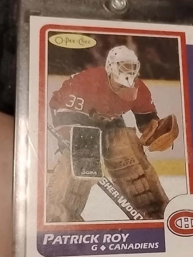 Patrick Roy O-Pee-Chee Hockey Card