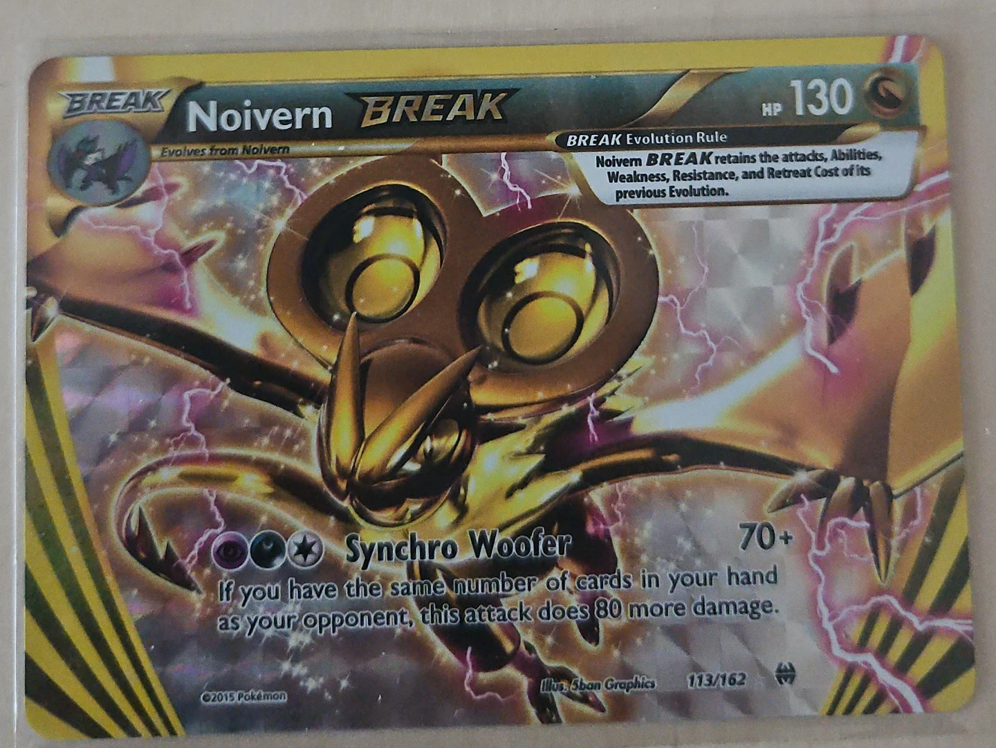 Pokémon Noivern BREAK #113/162 – XY BREAKthrough – BREAK Rare