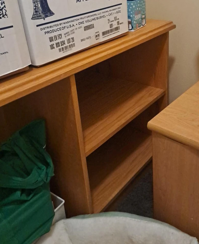 Wooden Bookshelf