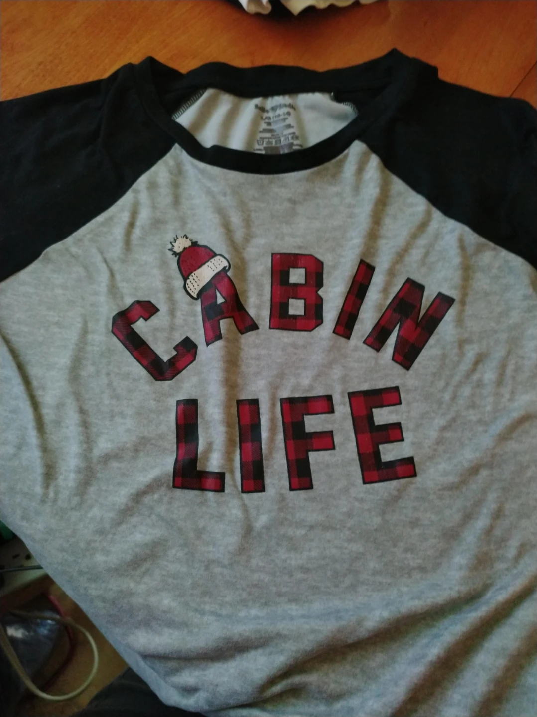 Bella & Birdie "Cabin Life" Raglan T-Shirt