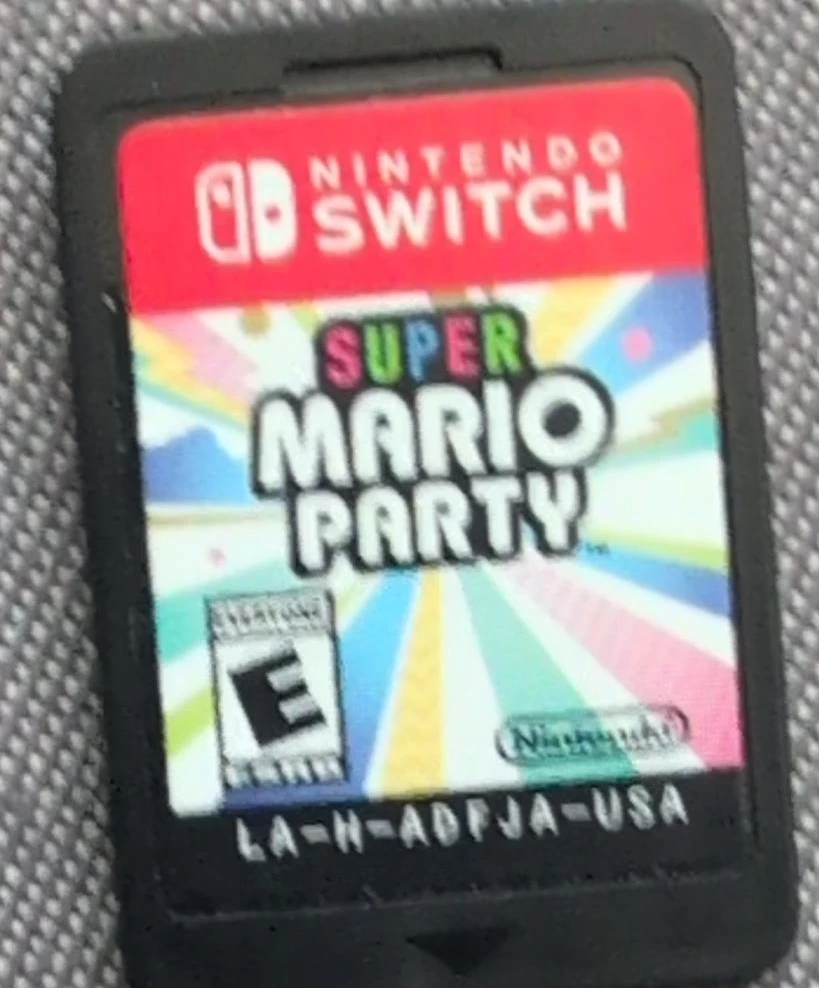 Nintendo Switch Super Mario Party Game Cartridge