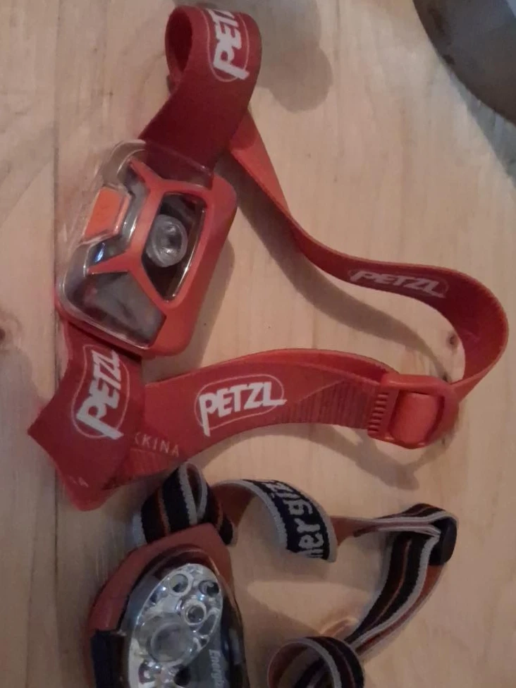 Petzl and Energizer Headlamps