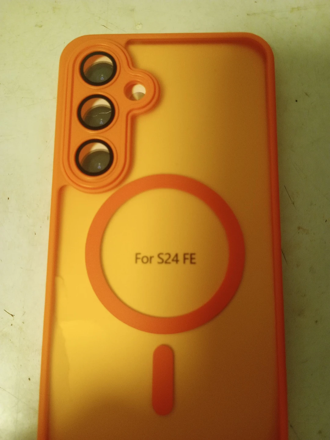 Orange Case for Samsung S24 FE