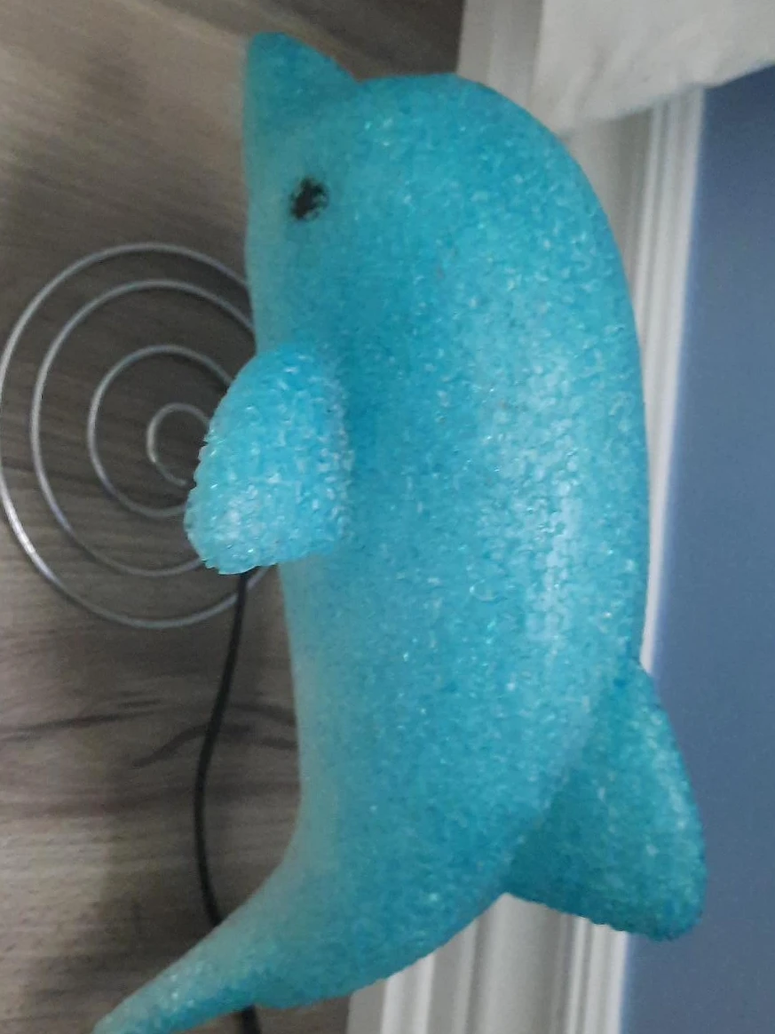 Blue Dolphin Lamp