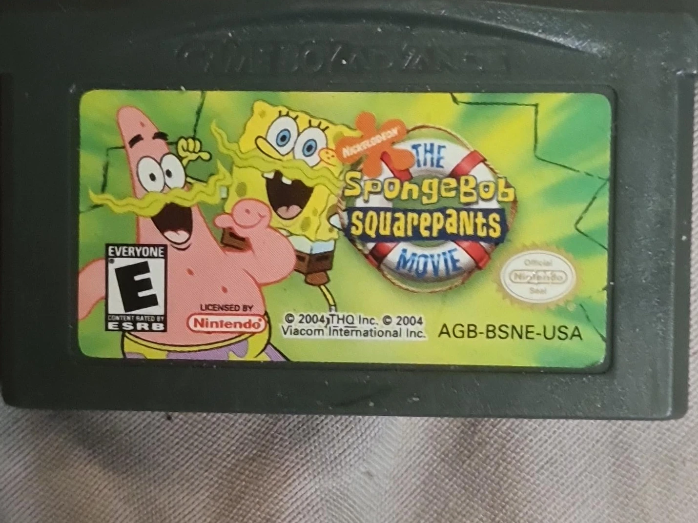 The SpongeBob SquarePants Movie Game Boy Advance Game