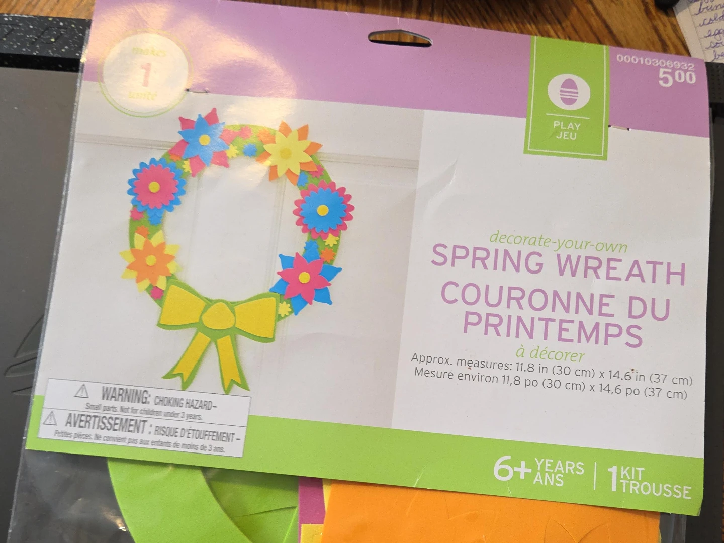 Decorate-Your-Own Spring Wreath Craft Kit
