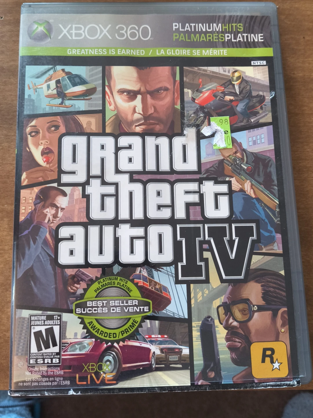 Grand Theft Auto IV: Platinum Hits for Xbox 360