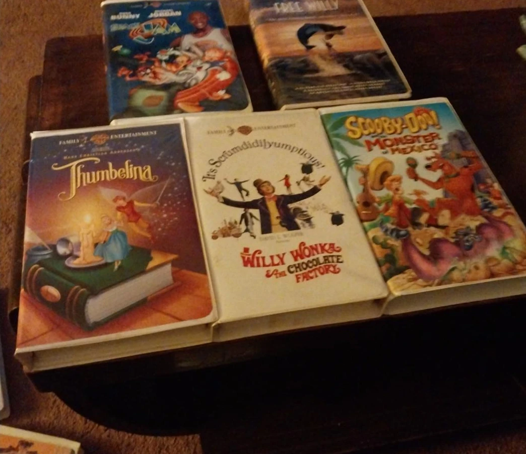 W B VHS 5 Tapes