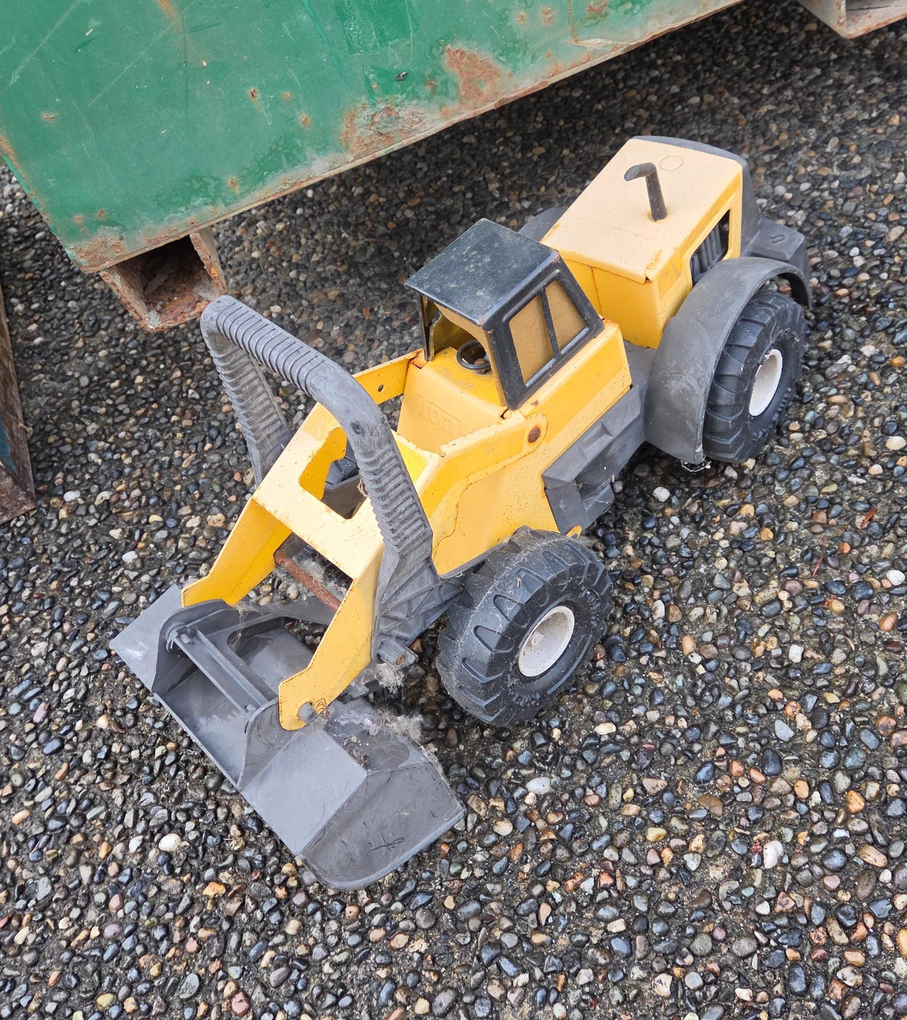 Yellow Toy Front Loader