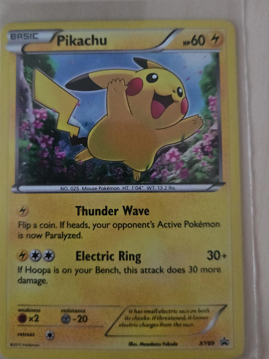 Pokémon Pikachu – XY Black Star Promo – Holo Rare