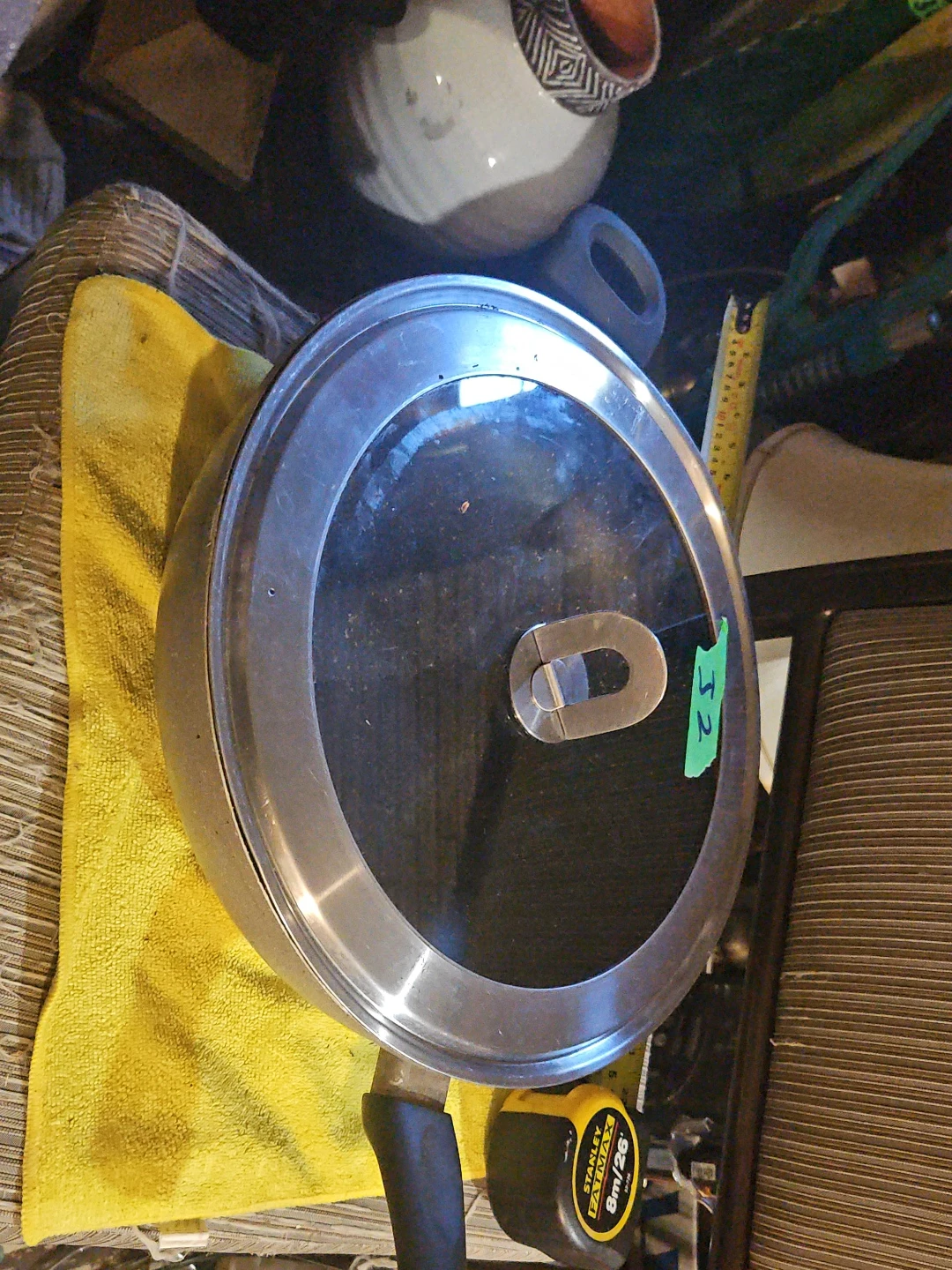 Wok with Glass Lid
