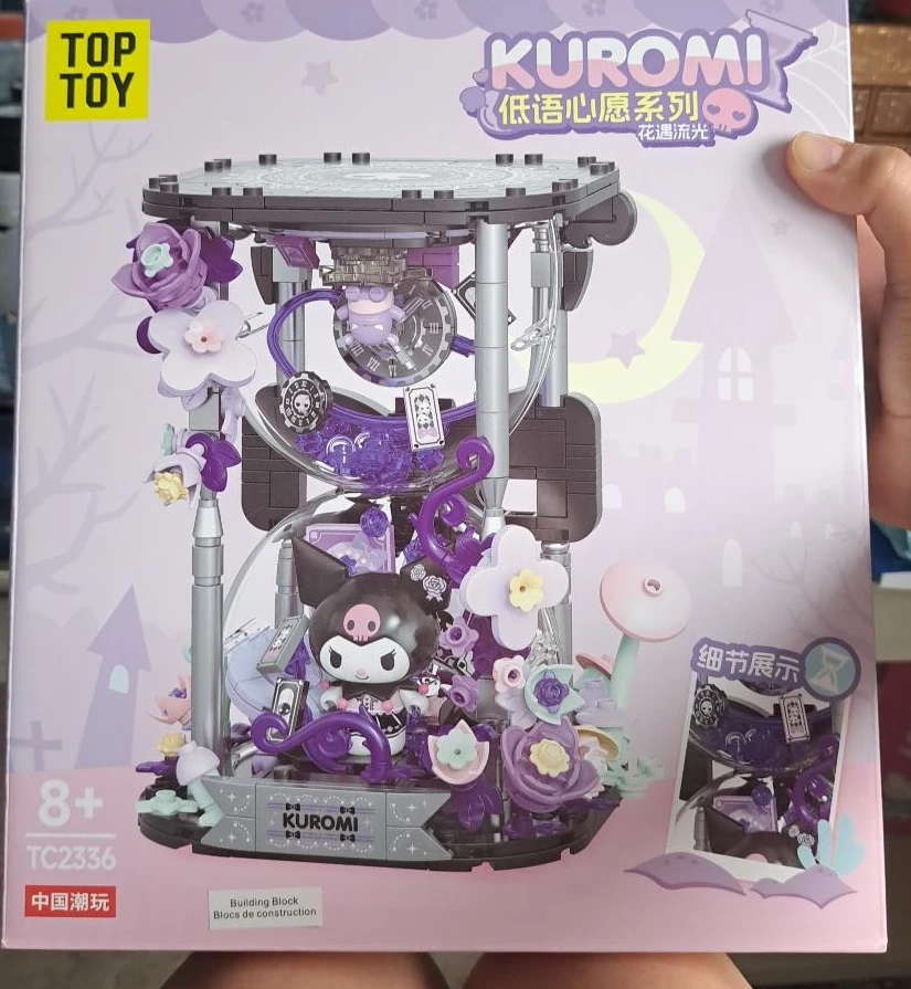 Kuromi Building Block Hourglass