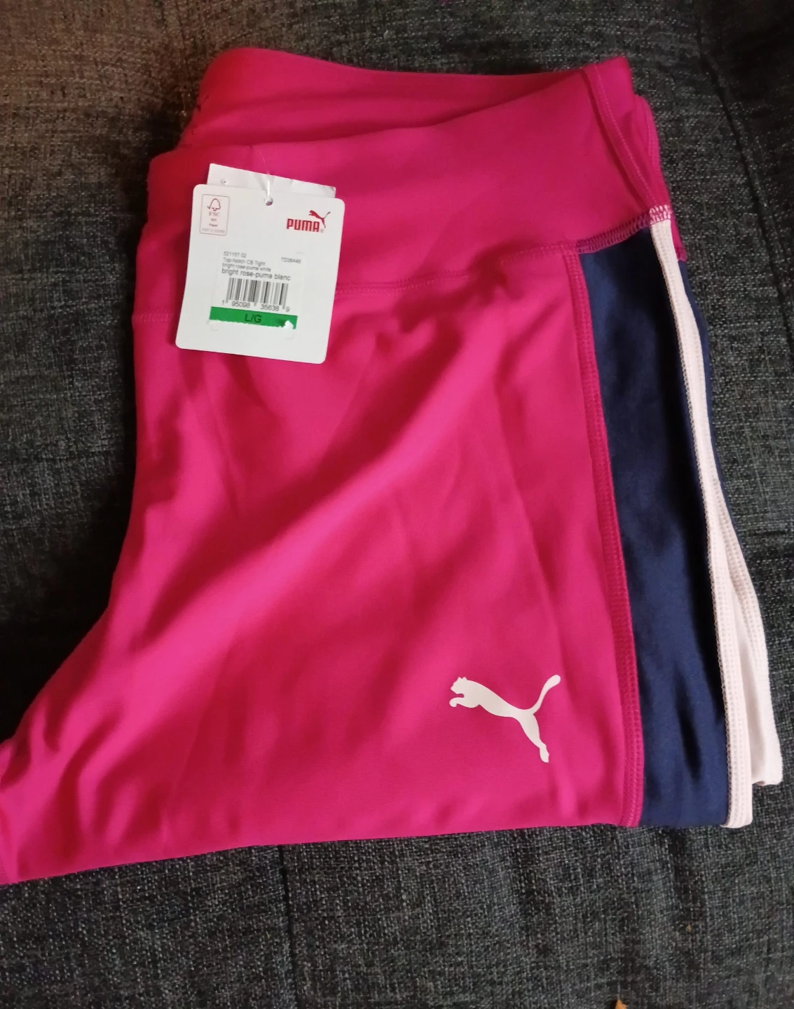 Puma Women's Pink Training Shorts L