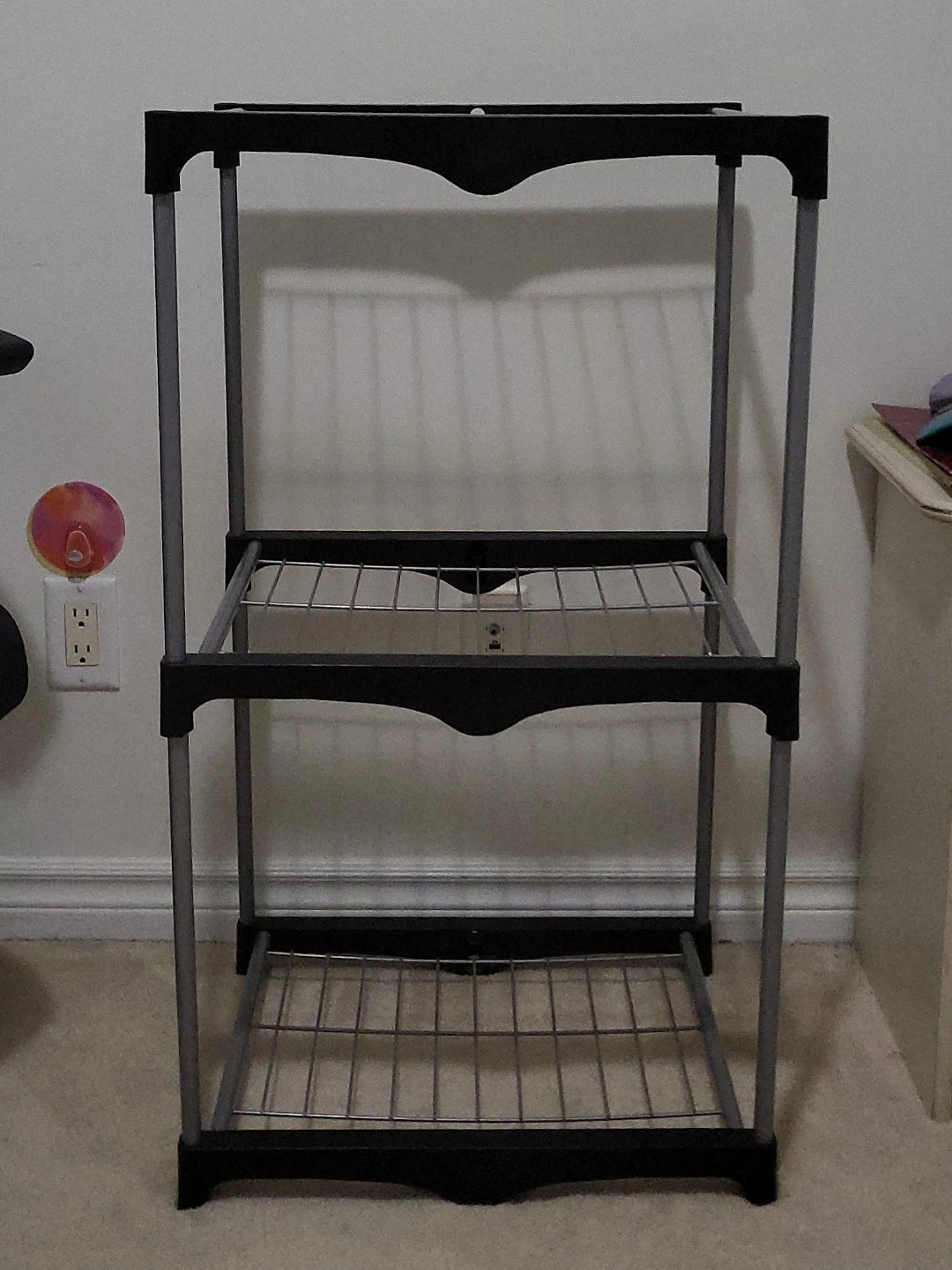 Two-Tier Metal Wire Shelving Unit