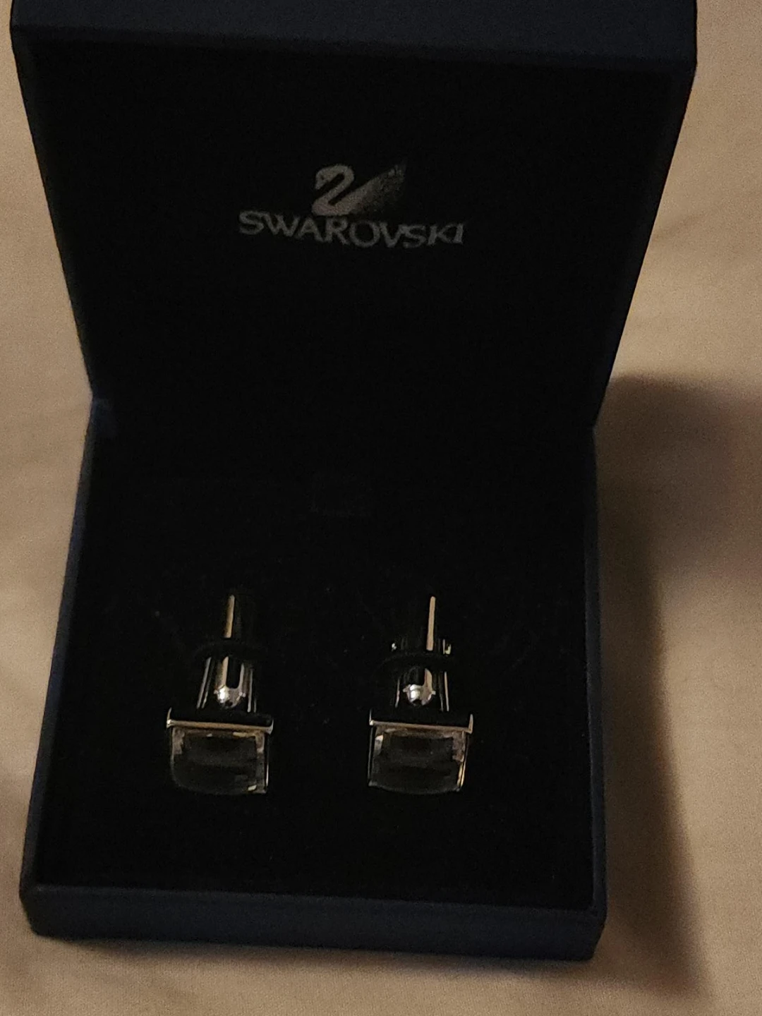 Swarovski Cufflinks in Box