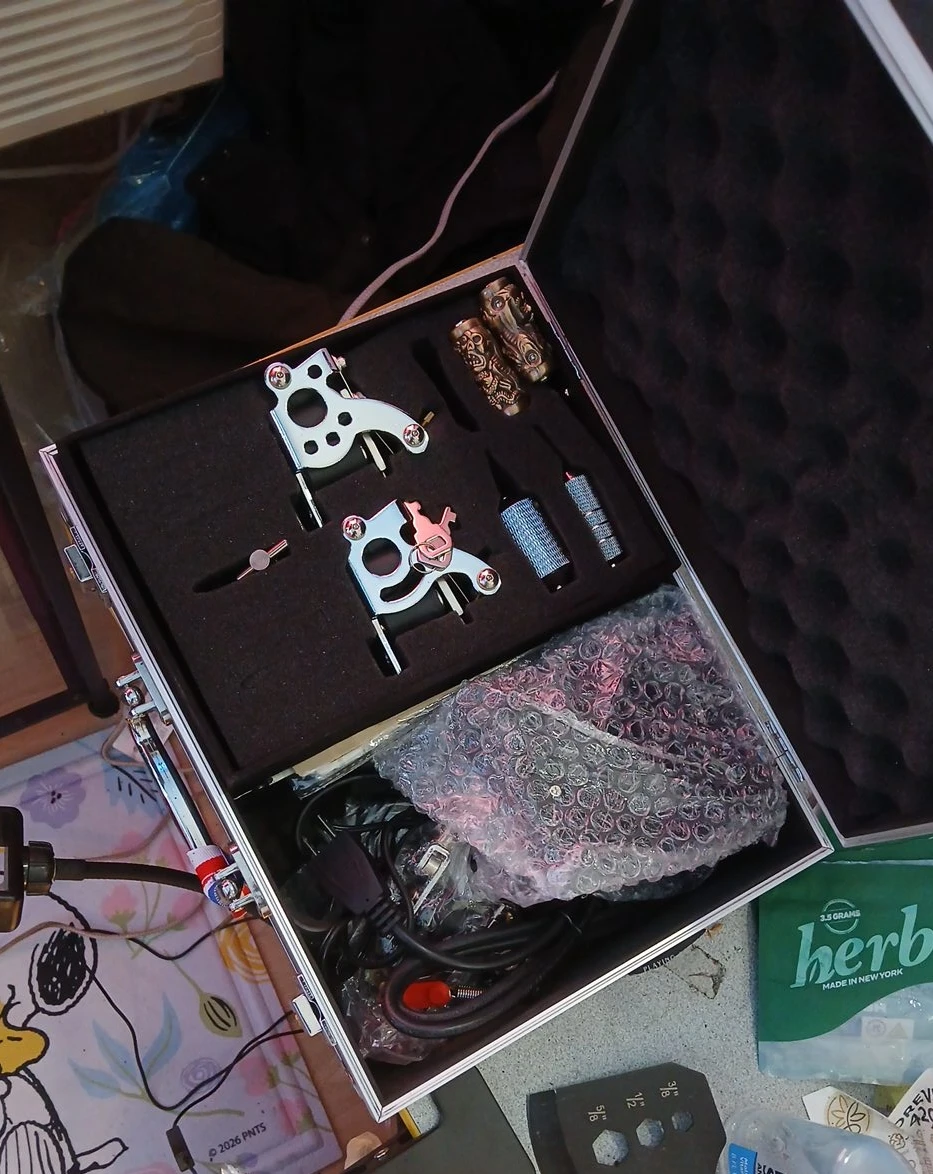 Tattoo Machine Kit in Carrying Case