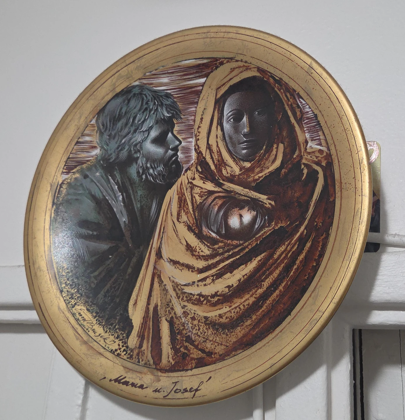 Decorative Plate - Maria u. Josef