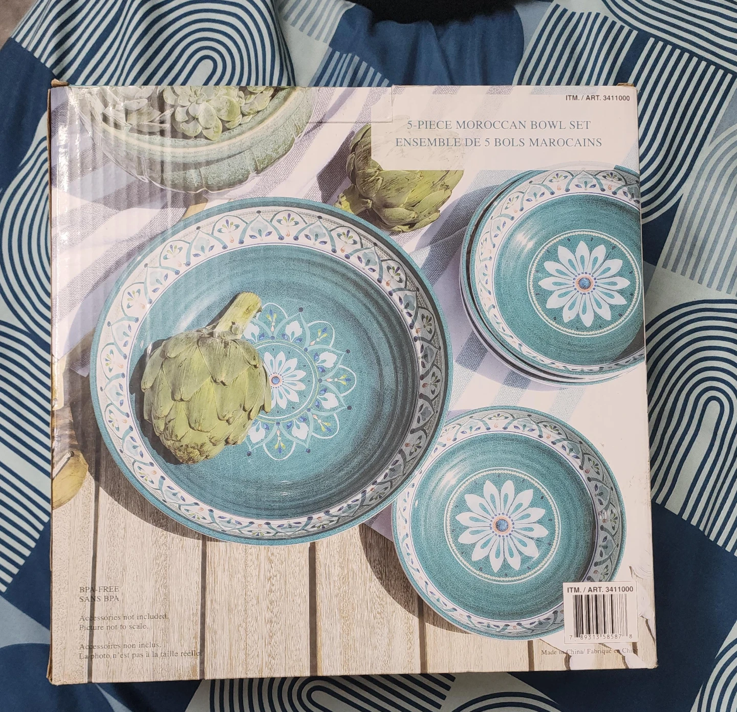 5-Piece Moroccan Bowl Set
