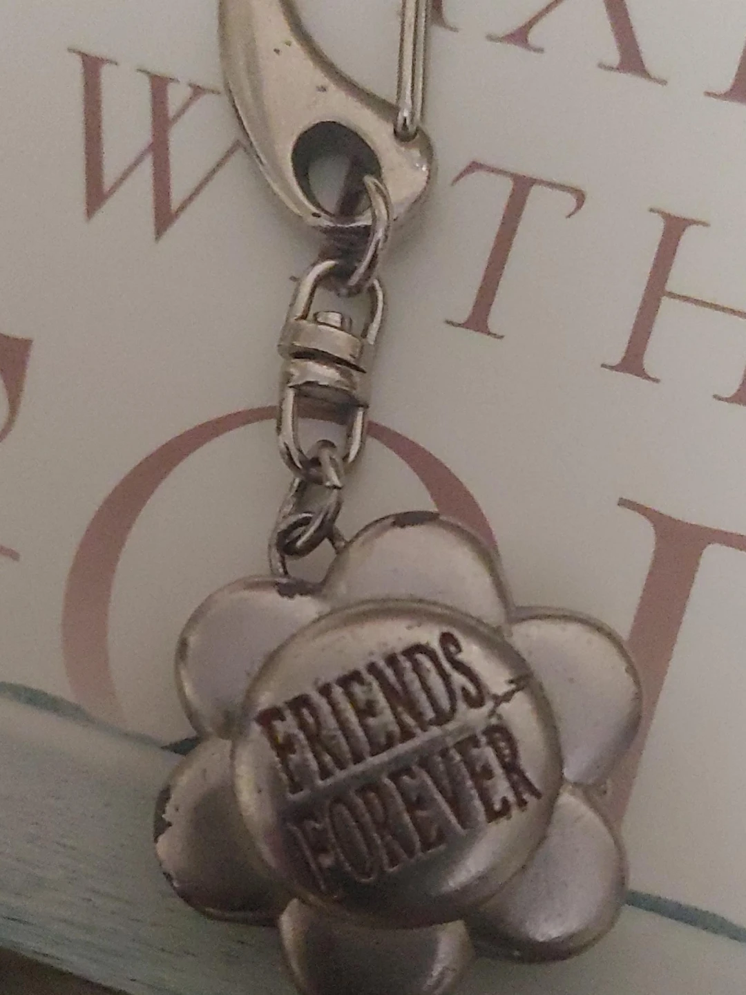 Friendship Keychain Flower Charm